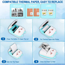 Load image into Gallery viewer, Portable Mini Printer Pocket Inkless Thermal Printer