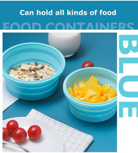 Load image into Gallery viewer, 500ML & 800ML Collapsible Silicone Food Storage Containers Sealed Lunch Boxes