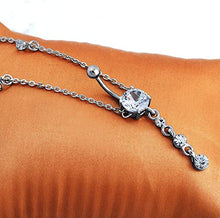 Load image into Gallery viewer, Waist Chain Belt Belly Button Ring