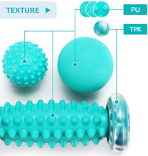 Load image into Gallery viewer, Foot Massage Roller and Spiky Massage Ball Set