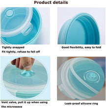 Load image into Gallery viewer, 500ML & 800ML Collapsible Silicone Food Storage Containers Sealed Lunch Boxes