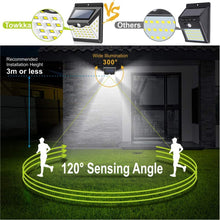Load image into Gallery viewer, 40 LED Waterproof Outdoor Solar Motion Sensor Lights