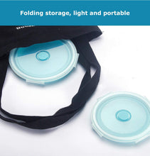 Load image into Gallery viewer, 500ML & 800ML Collapsible Silicone Food Storage Containers Sealed Lunch Boxes