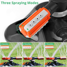 Load image into Gallery viewer, Adjustable 360 Degree 3-arm Rotating Sprinklers Grass Lawn Automatic Watering Nozzles