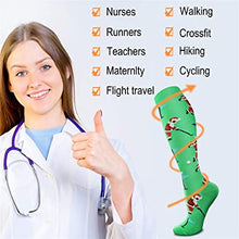 Load image into Gallery viewer, 6 Pair Compression Socks for Women & Men