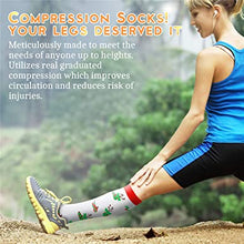 Load image into Gallery viewer, 6 Pair Compression Socks for Women & Men