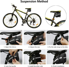 Load image into Gallery viewer, Waterproof Cycling Bike Pouch Storage Bag with Multifunctional Mechanic Repair Set