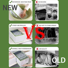 Load image into Gallery viewer, 2 Pack 7 Grids Foldable Clothes Jeans Organizer Storage Box