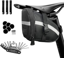 Load image into Gallery viewer, Waterproof Cycling Bike Pouch Storage Bag with Multifunctional Mechanic Repair Set