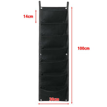 Load image into Gallery viewer, 7 Pockets Vertical Gardening Flower Pots Wall Planter Hanging Bag