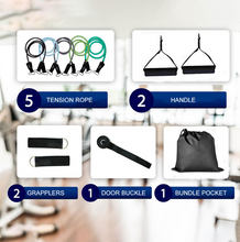 Load image into Gallery viewer, 11 Pieces/Set Resistance Training Exercise Tube