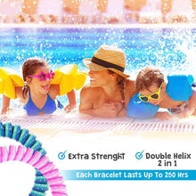 Load image into Gallery viewer, 10 PACK Waterproof Natural Mosquito Insects Repellent Bracelet Bug Bands