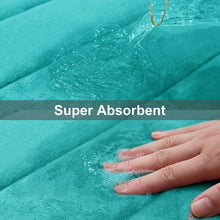 Load image into Gallery viewer, U-Shaped Non Slip Memory Foam Contour Toilet Bath Rug