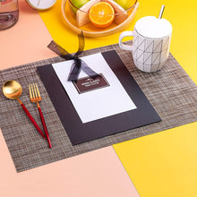 Load image into Gallery viewer, 4 Pack PVC Heat Resistant Stain Resistant Non-Slip Placemats Table Mats