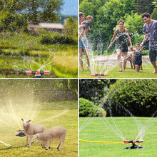 Load image into Gallery viewer, Adjustable 360 Degree 3-arm Rotating Sprinklers Grass Lawn Automatic Watering Nozzles