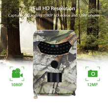 Load image into Gallery viewer, 1080P Waterproof Night Vision Wildlife Camera