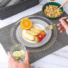 Load image into Gallery viewer, 4 Pack PVC Heat Resistant Stain Resistant Non-Slip Placemats Table Mats