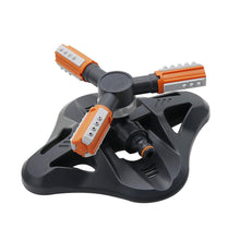Load image into Gallery viewer, Adjustable 360 Degree 3-arm Rotating Sprinklers Grass Lawn Automatic Watering Nozzles