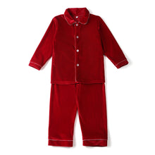 Load image into Gallery viewer, Boutique Fashion Velvet Christmas Baby Pyjamas Set