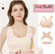 Load image into Gallery viewer, 2 In 1 Bra Posture Corrector Front Buckle Bra Non wired
