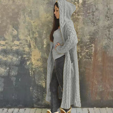 Load image into Gallery viewer, Cardigan Women Solid Color Long Sleeve Braid Knit Cardigan