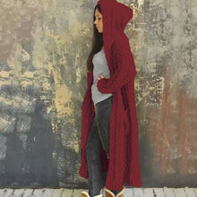 Load image into Gallery viewer, Cardigan Women Solid Color Long Sleeve Braid Knit Cardigan