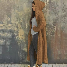 Load image into Gallery viewer, Cardigan Women Solid Color Long Sleeve Braid Knit Cardigan