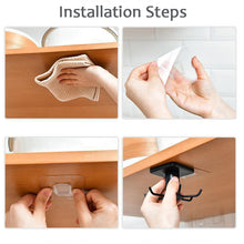 Load image into Gallery viewer, 3 Pack Kitchen Organizer Storage Holder Rack With 6 Rotatable Hooks