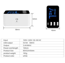 Load image into Gallery viewer, 8 Ports Quick Charge 3.0 Led Display USB Charger