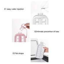 Load image into Gallery viewer, 2 In 1 Portable Creative Ice Bottle Cubic Container DIY Ice Cube Round Tray Mold