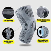 Load image into Gallery viewer, 1pc Knee Patella Protector Brace Silicone Spring Knee Pad