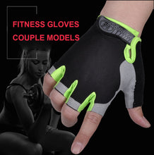 Load image into Gallery viewer, Half Finger Gloves Breathable Anti-shock Sports Gloves