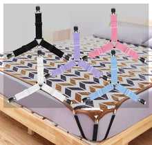 Load image into Gallery viewer, 4 PCS Triangle Suspenders Gripper Holder Straps Clip for Bed Sheets Mattress
