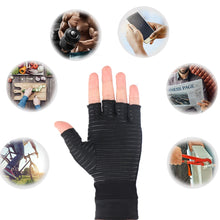 Load image into Gallery viewer, Copper Arthritis Gloves Carpal Tunnel Pain Relief Compression Gloves Women & Men
