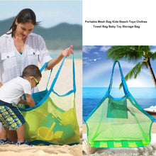 Load image into Gallery viewer, Portable Mesh Bag Kids Beach Toys Clothes Towel Package