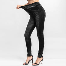 Load image into Gallery viewer, Women Sexy Push Up Seamless High Waist Warm Jeans Leggings