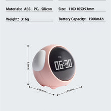 Load image into Gallery viewer, New Cute Expression Alarm Clock Multifunctional Bedside Voice Control Night Light