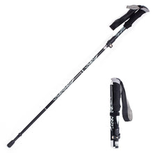 Load image into Gallery viewer, Auminum Alloy Telescopic Ultralight Trekking Pole Anti Shock Hike Folding Stick
