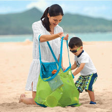 Load image into Gallery viewer, Portable Mesh Bag Kids Beach Toys Clothes Towel Package