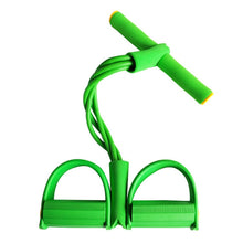 Load image into Gallery viewer, 4 Resistanc Elastic Pull Ropes Exerciser Rower Belly Resistance Band