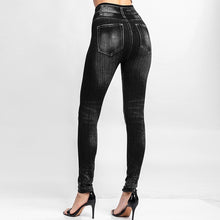 Load image into Gallery viewer, Women Sexy Push Up Seamless High Waist Warm Jeans Leggings