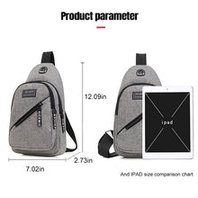 Load image into Gallery viewer, Men Shoulder Bags Travel Crossbody Bag