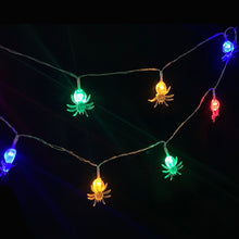 Load image into Gallery viewer, 3M 20Led Halloween Pumpkin Ghost Skeletons Bat Spider Led Light String Festival Lights