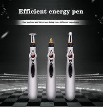 Load image into Gallery viewer, 3 In 1 Electric Meridians Laser Magnet Therapy Massage Pen