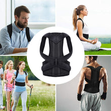 Load image into Gallery viewer, Adjustable Posture Corrector Back Support Shoulder Back Brace Corrector