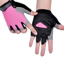 Load image into Gallery viewer, Half Finger Gloves Breathable Anti-shock Sports Gloves