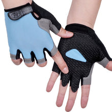 Load image into Gallery viewer, Half Finger Gloves Breathable Anti-shock Sports Gloves