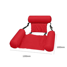 Load image into Gallery viewer, Summer Inflatable Chair Foldable Floating Row PVC Swimming Pool