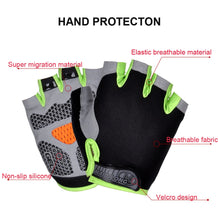 Load image into Gallery viewer, Half Finger Gloves Breathable Anti-shock Sports Gloves