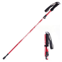 Load image into Gallery viewer, Auminum Alloy Telescopic Ultralight Trekking Pole Anti Shock Hike Folding Stick
